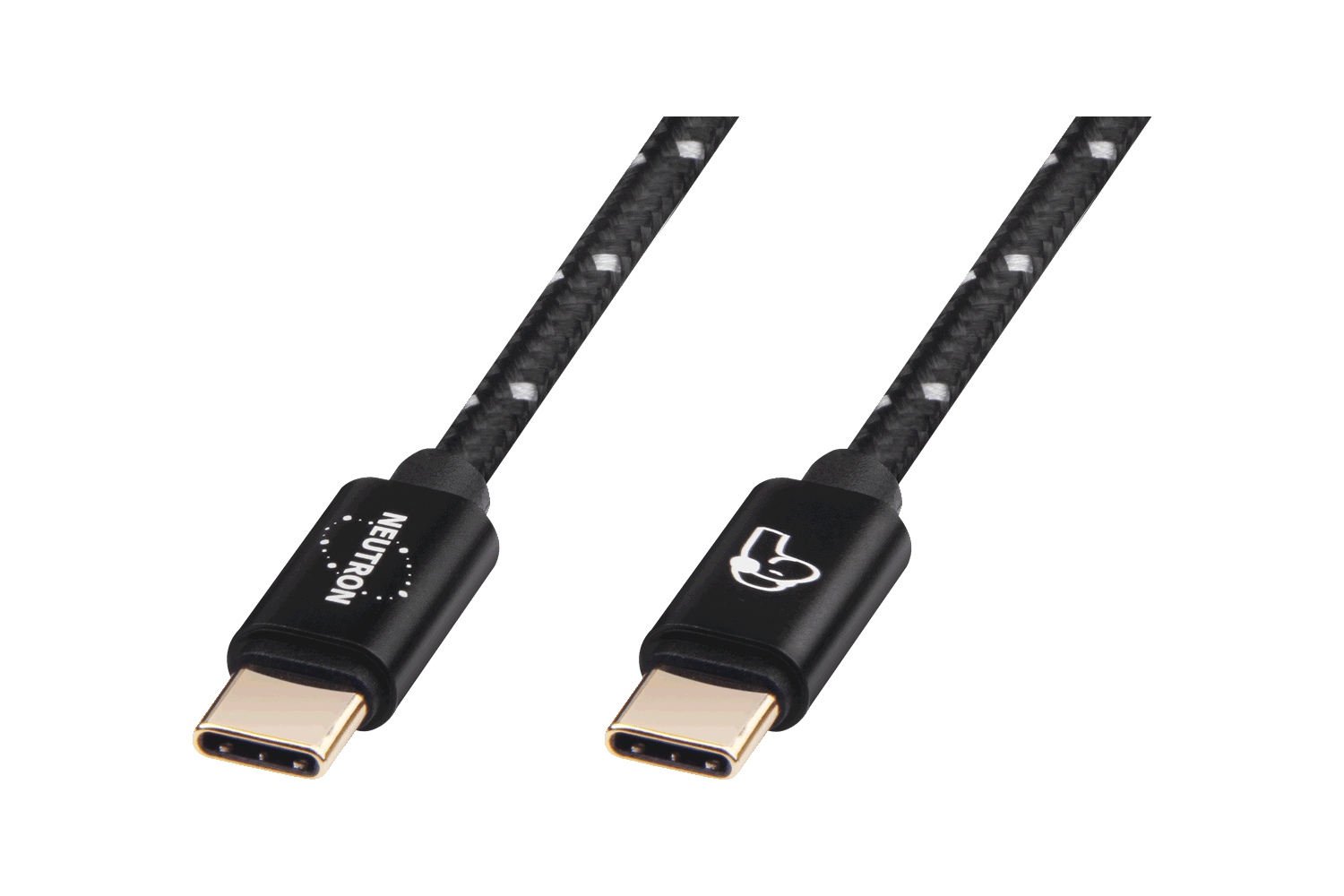Neutron HiFi 24K gold-plated nylon-braided USB-C cable for fast and durable data transfer