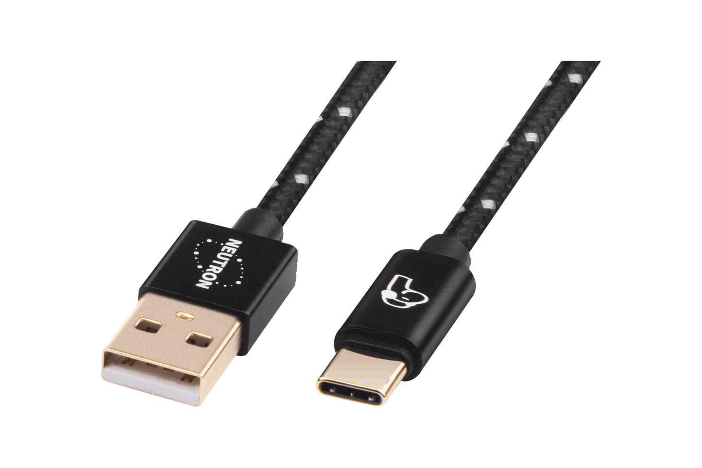 Neutron HiFi gold-plated nylon-braided USB-A to USB-C for fast data transfer and charging
