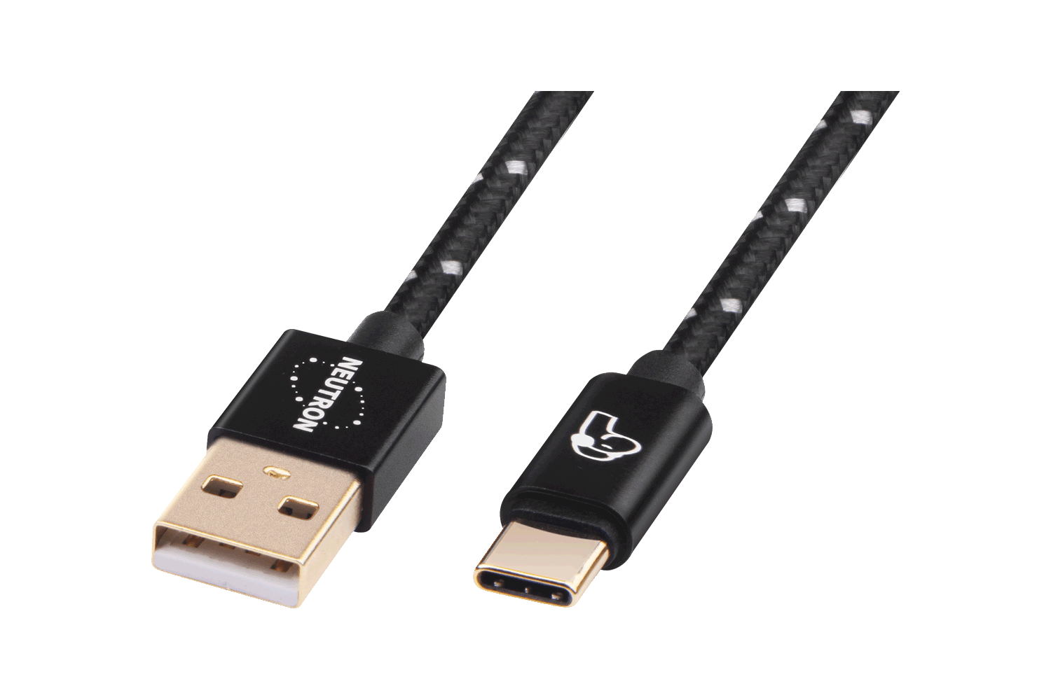 Neutron HiFi gold-plated nylon-braided USB-A to USB-C for fast data transfer and charging