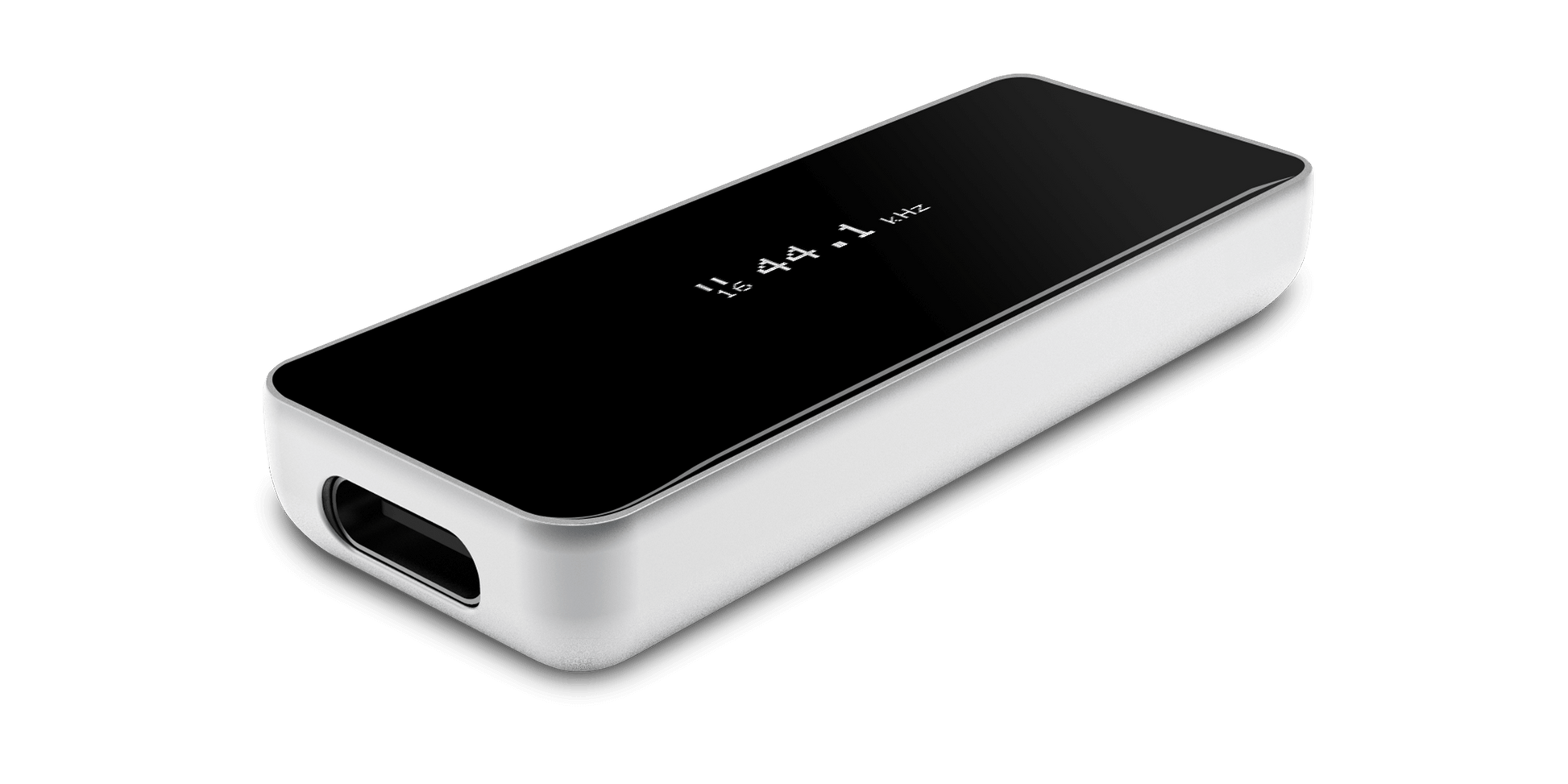 Neutron Code Store USB DAC preamp with DSP for audiophiles featuring a sleek black design and digital display