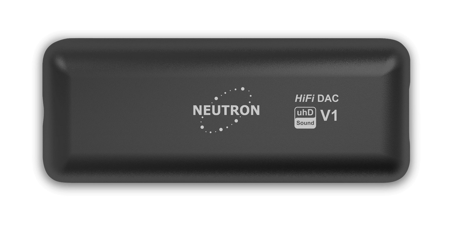 Neutron HiFi™ DAC V1 | Portable audiophile USB DAC and Preamp with DSP