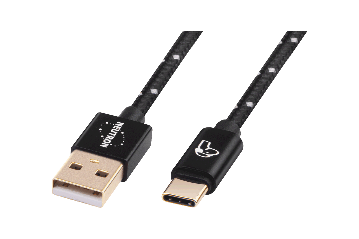 Neutron HiFi™ USB Cable, USB-A → USB-C | Nylon-braided with 24K Gold-plated connectors
